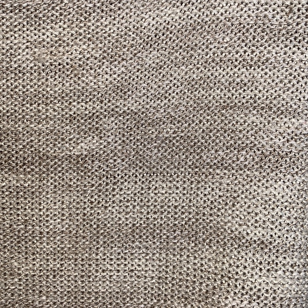 EUC Women’s tan/cream knit sweater with crochet detailing - size XL (est.) - Picture 4 of 5